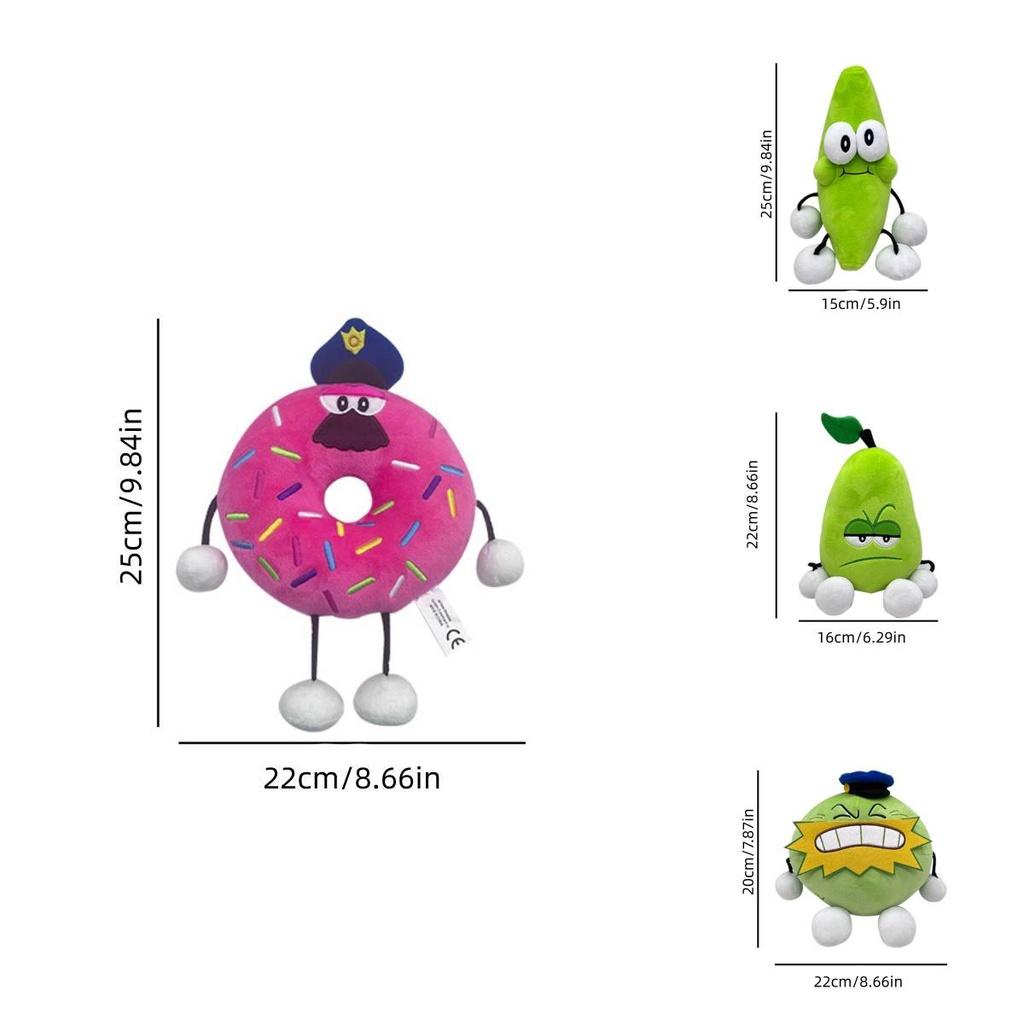 Shovelware Brain Game Plush Toy In Sweet Donut Shape For Kids