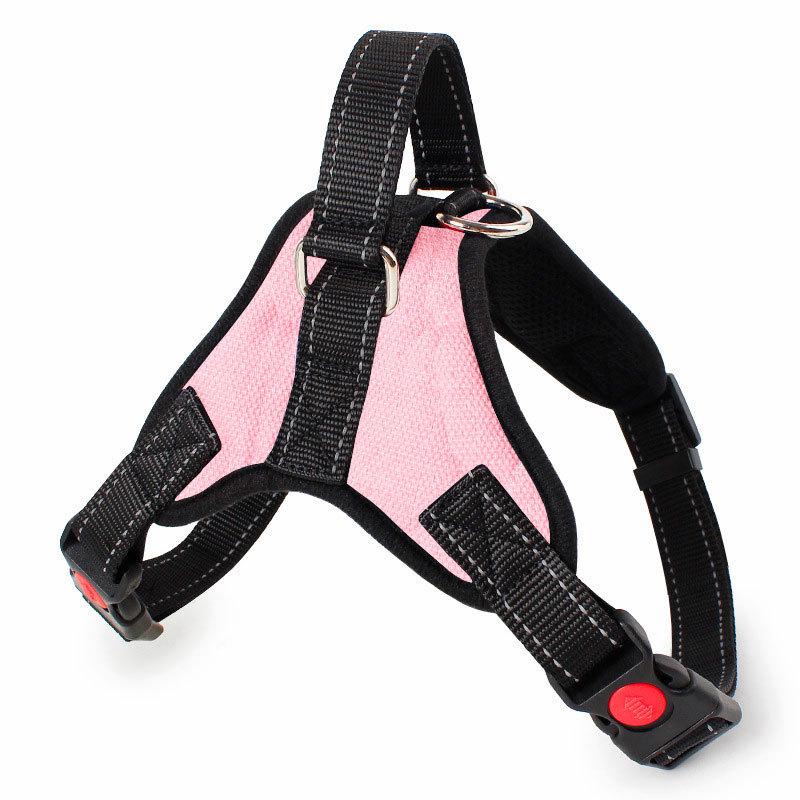 Pet Dog Harness - Adjustable Walking and Traction Rope with Supportive Chest Strap