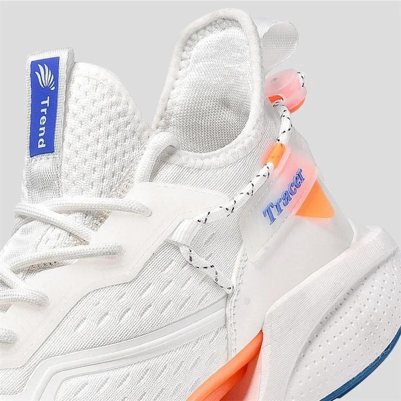 Men Casual Sneakers Running Shoes Fashion Outdoor Sneaker Fashion Sports Shoes Mesh Breathable Cushioning Basketball Footwear