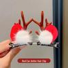 Weihnachts-Rentiergeweih-Haarspangen