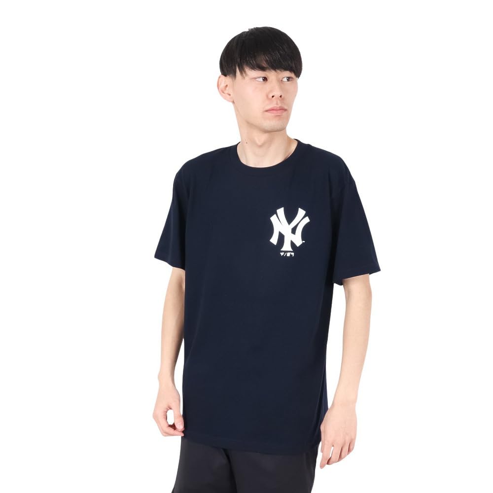 

Fanatics MLB Jersey Logo Tee Navy Short Sleeve Shirt