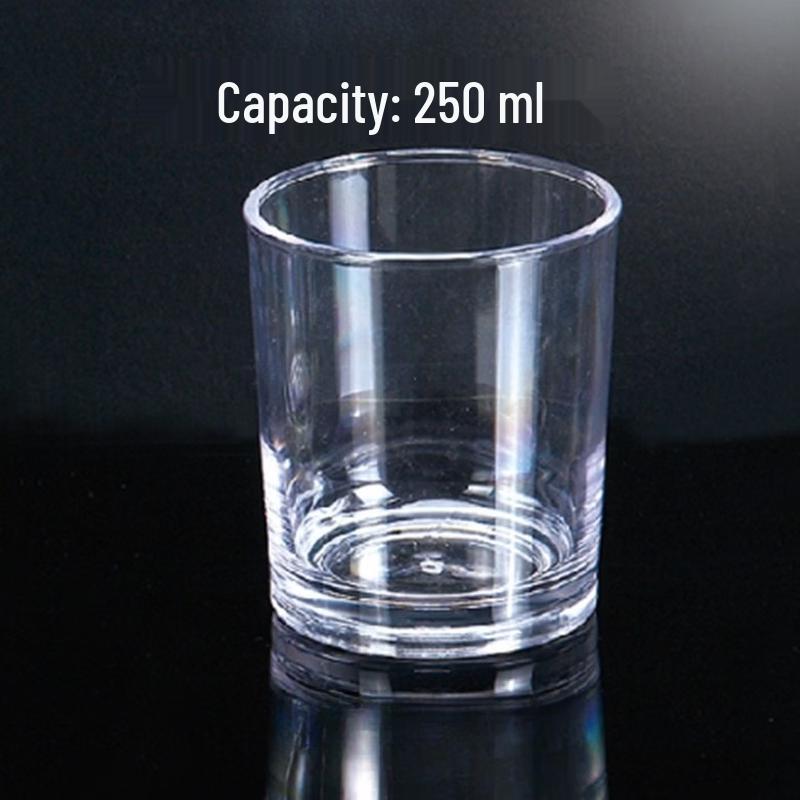 LISM Acrylic Cocktail & Beer Glasses - 250ml, Set of 3
