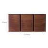 Simple Walnut Vintage Jewelry Ring Showcase Stand Creative High-end Light Luxury Jewelry Display Tray Storage Jeweler Counter  Ornaments Accessory
