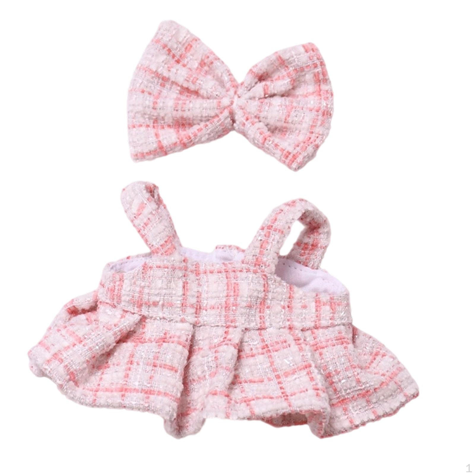 

Doll Clothes Set Make Your Dolls Cute Costumes for 15 cm 17 Blue розовый