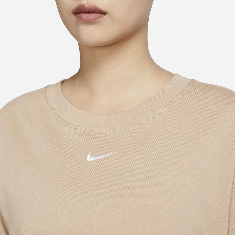 Nike Sportswear Essential Crew Neck Short Sleeve T-Shirt Women Tops Maize DD1238-201