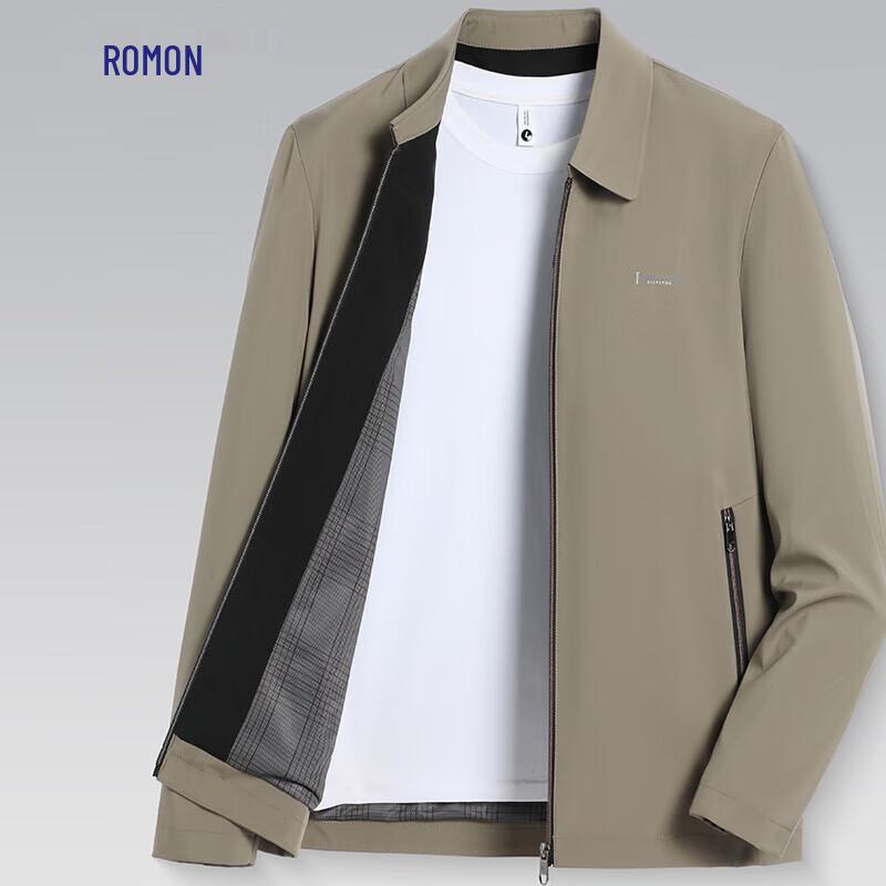 ROMON E Men's Business Casual Work Jacket