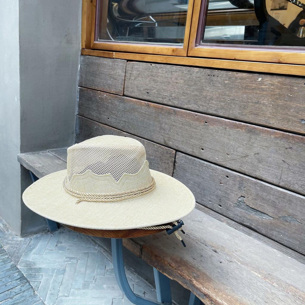 Western Cowboy Hat, Fishing Vacation Outing Breathable Bowler Hat, Summer Sun Sunscreen Hat, Outdoor Sun Shade Straw Hat