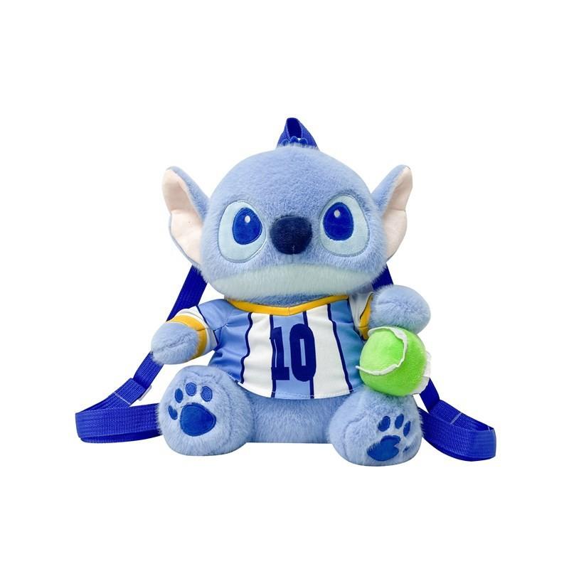 Stitch Plush Toy Backpack With Nylon Interior And Zipper Closure For Daily Use