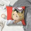 Kenma Kozume H-Haikyuus  Square Pillow Case Multi Sizes For Car Home Bedroom Decor Custom Valentine Gifts