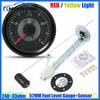 MAIMEIMI Retro Classical 2"52MM 240-33ohm Fuel Level Gauge with Sensor Red Backlight Oil Tank Meter Waterproof for Car Boat