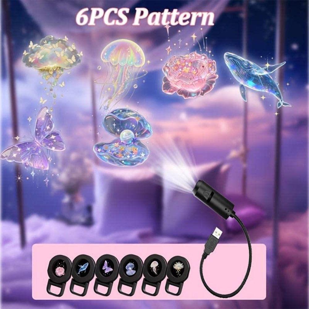 Marine Animals LED USB Projector Light Marine Life Projector Light Home Decoration