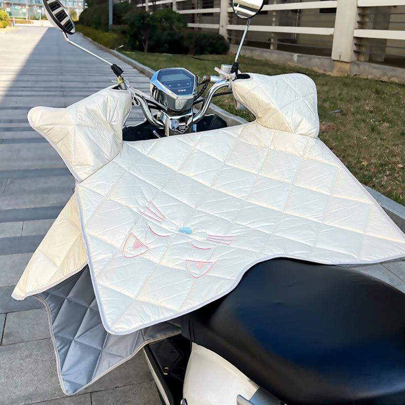 Four Seasons Medium Electric Vehicle Waterproof Sunshade and Heat Insulation Cover for Battery Motorcycles