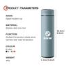 For BMW Car Stainless Steel Smart Thermometer Cup LED Temperature Display Thermos Bottle X3 X5 M5 M3 E46 E90 E60 F10 E39 F30 E36