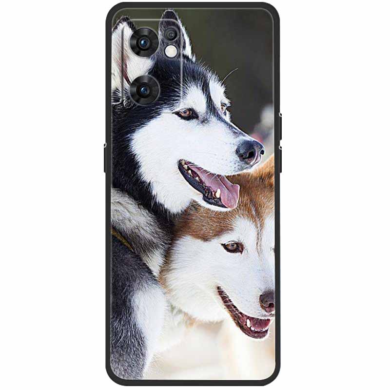 Hülle für Oppo Find X5 Lite Hülle Katze Weiches Silikon TPU Rückabdeckungen für Oppo Find X5 Lite 5G Hülle CPH2371 Stoßfest Coque Fundas
