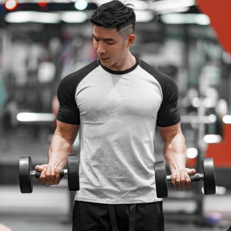 New Men'S Polo Shirt Made Of Pure Cotton With Dropped Shoulders High-Quality Loose Fit For Fitness Versatile For Daily Exercise Short Sleeved Casual