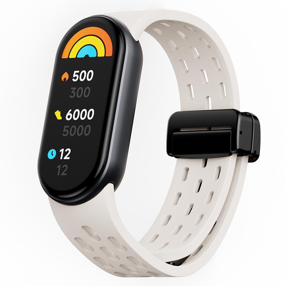 

НОВЫЙ ремешок для умных часов Xiaomi Mi Band 9, спортивный силиконовый браслет для Mi Band 8, сменный ремешок для Miband 9/8 NFC, аксессуар For Mi Band 9 8 звезда