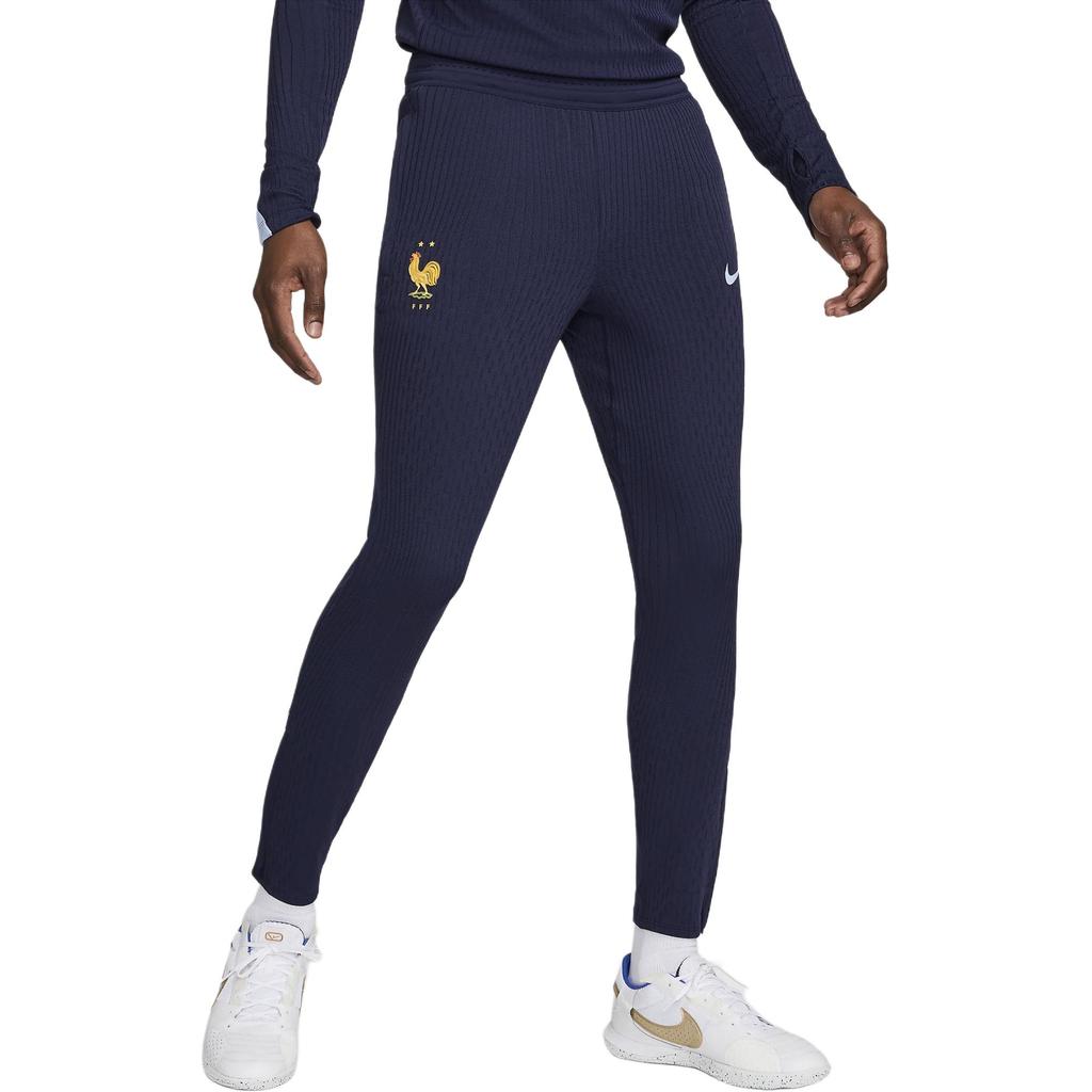 Nike Dri-FIT ADV FFF Strike Elite Outdoor Casual Slim Fit Drawstring Knit Sports Pants Men Pants Dark-Black Blue FJ2017-498