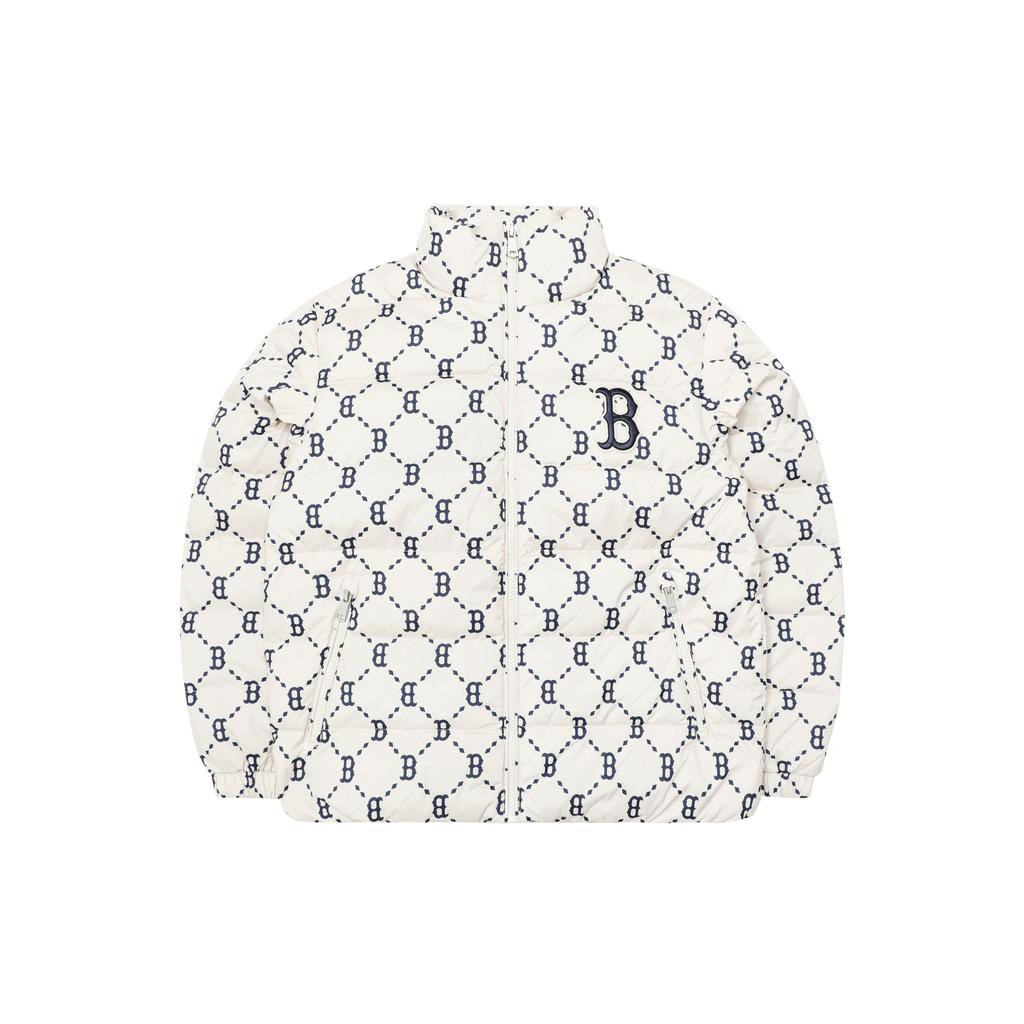 New MLB Boston Red Sox Down Jackets Unisex Beige 3ADJM0826-43BGL