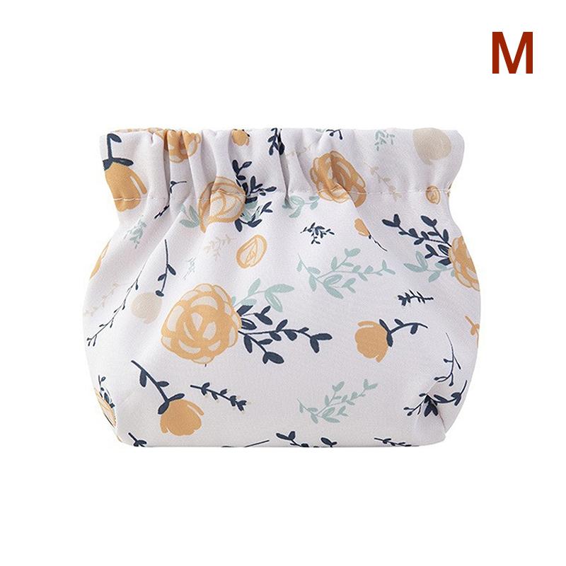 Cosmetics Coin Wire Holder Pouch Bag Portable Earphone Cards Lipsticks Storage Bag Auto Close Organizer Travel Jewelry Bag