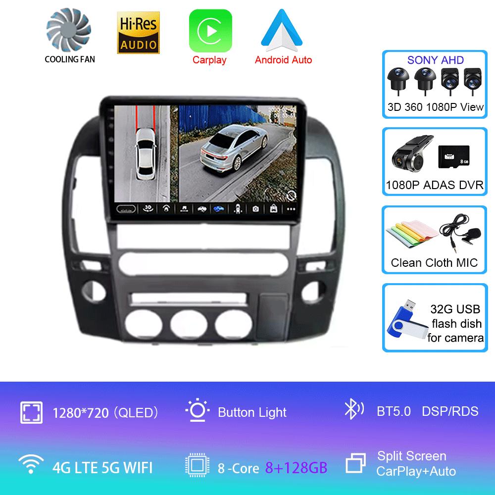 Android 14 for Nissan Pathfinder 2004 2005 2006 -2014 GPS Navigation Car Video Multimedia Player Head Unit Host No 2din DVD