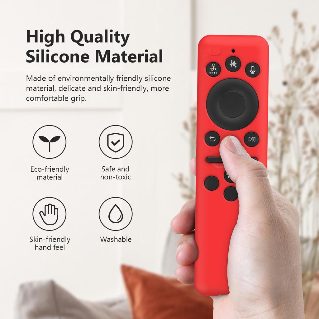 For BN59-01432A/BN59-01480L Silicone Remote Control Case with Lanyard Drop-Proof RC Cover Waterproof Television RC Shell