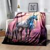 Beautiful Unicorn Blanket Durable Comfort Perfect for Seaside Sofa Picnics for All Occasions Stylish Decor Suitable for Gifting Relatives and Friends