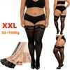 Women Lace Plus Size Stockings Glamorous Sheer Lace Thigh High Socks Women Plus Size XXXL Fishnet Comfortable Wear