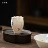 Master Cup Hand Painted Phalaenopsis Teacup Porcelain Kung Fu Tea Set Simple Teacup Single Cup  Tea Drinking Cup