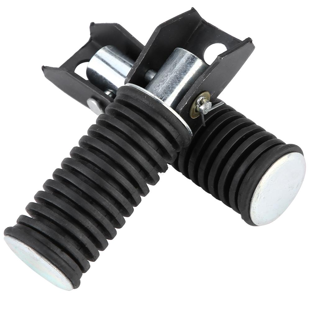 Pair of Motorcycle Rear Passenger Foot Pegs Pedal Footrest for Suzuki GN125 QJ25 GS125 GT125 5