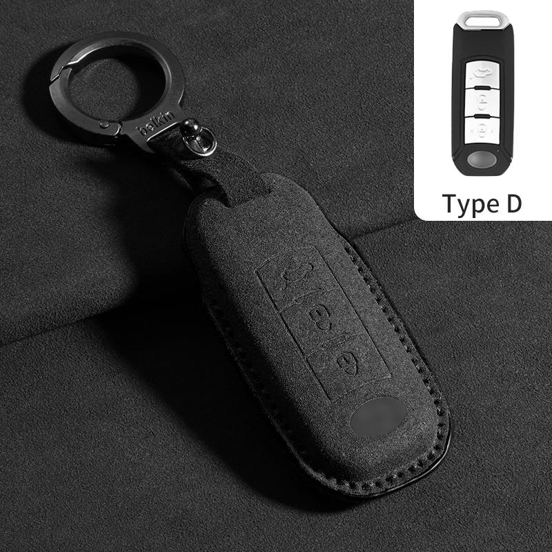 Cross Border Compatible for Trumpchi GS5 GA6 M6 High-qualityGS4 GS3 GS8 Suede Key Case with Keychain From Factory