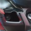 Carbon Fiber Style Side Pocket Charger Waterproof Cover For 20-21 Yamaha Nmax V2