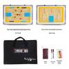 Large Magnetic Aluminum Floor Stand Tactics Board for Coaches with Pen and Eraser