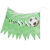 Green Football Theme Party Decorations Bunting Banner Garland Set Birthday Supplies Soccer Themed Streamers Confetti