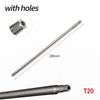 7.78In Hollow T-orx Screwdriver Bit Hex Shank Batch Head T8-25  Electric Extended Screwdriver Bits Magnetic Security Head
