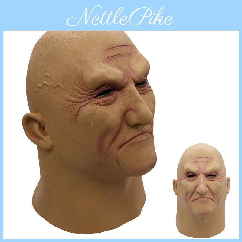 Eco-friendly Realistic Man Latex Mask Perfect For Halloween And Costume Events