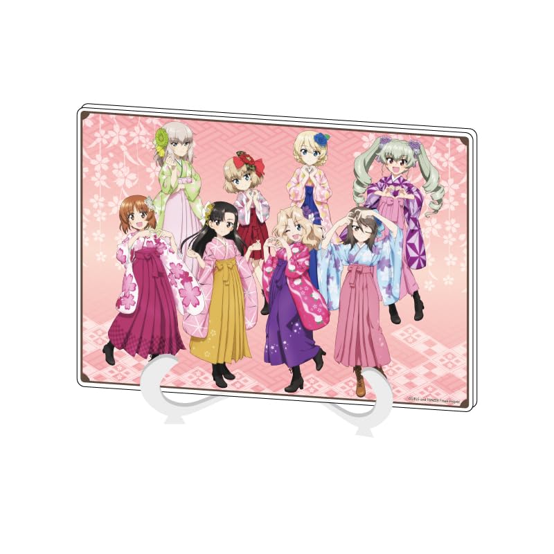 

Девушки и танки Финал Глава 04 версия Хакама. Групповой дизайн [Оригинальная иллюстрация] Акриловая арт-доска [Размер A5]