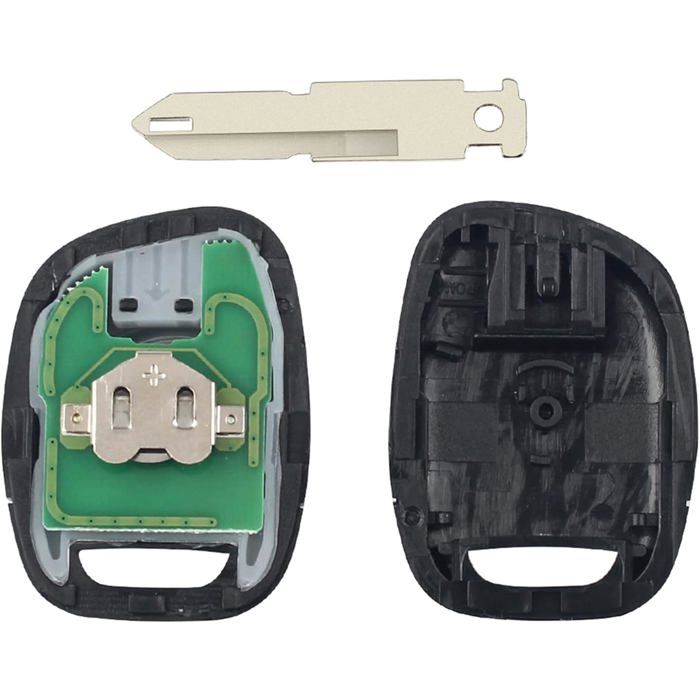 433MHz Autoschlüssel Fernbedienung 1 Taste Schlüsselhülle Fernbedienung für Clio 2 Fernbedienung Schlüsselhülle Kompatibel mit Re Naul