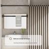 Cmaos No-Drill Extendable Stainless Steel Shower Curtain Rod