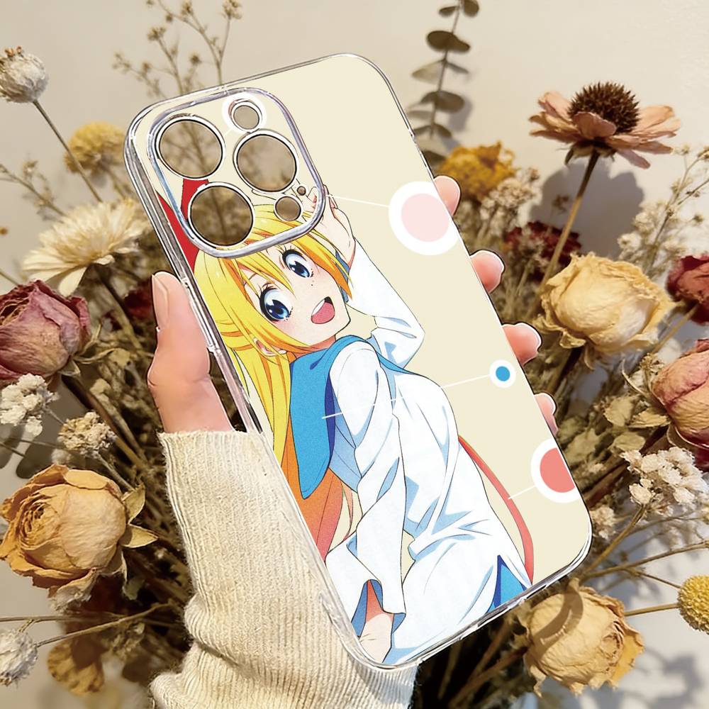 

Nisekoi Chitoge Kirisaki Phone Case Transparent Silicone Soft For iPhone 17 16 15 14 13 12 11 Mini Pro Max Plus iPhone13PRO