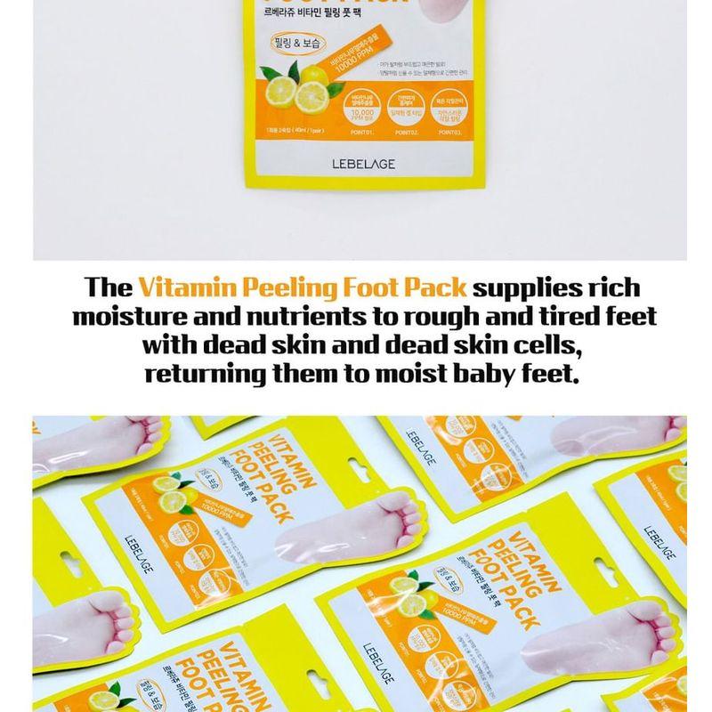 LEBELAGE - Vitamin Peeling Foot Pack