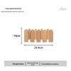 Piano Key Solid Wood Wall-Mounted No-Drill Coat and Hat Rack