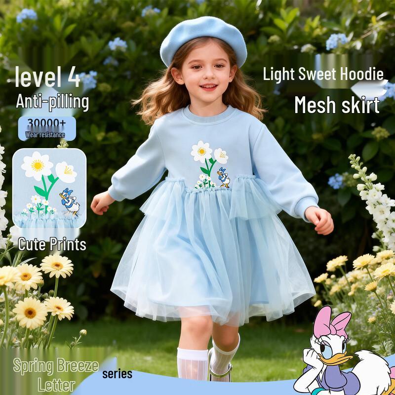 Disney Girls Long Sleeve Sweatshirt Princess Dress 140