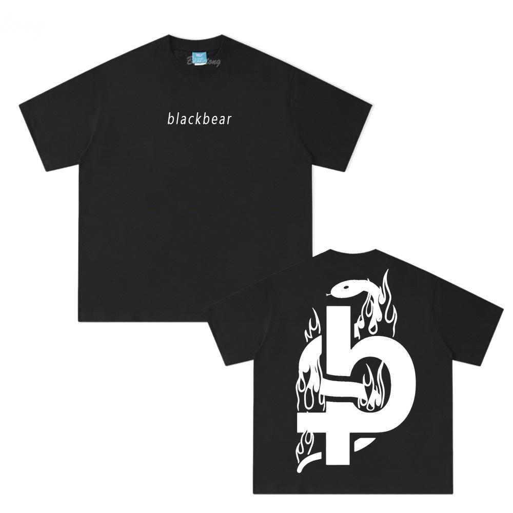 

Blackbear Blaze Logo Tee Blackbear High Quality Tee-shirt Summer 100% Cotton Fashion Comfortable T Shirt - Men s Summer Cotto... S разноцветный