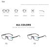 0 +1.0 +1.5 To +4.0 Lightweight  Square Reader Glasses Women Men Fashion Myopia Photochromic Eyeglasses -0.5 -0.75 To -4.0