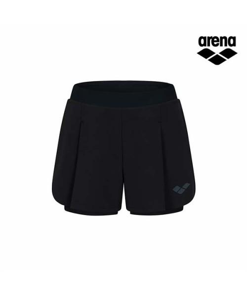 Alena Comfort Women'S Two-In-One Part-Time Shorts A6Bl1Qw18Blk