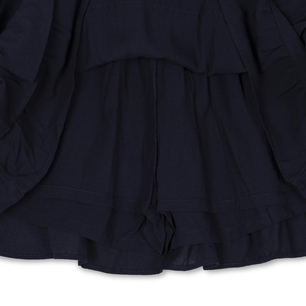 Moa Fluffy Layer Skirt (Navy)