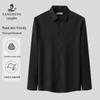 Langdeng Men's Business Winter Warm Long Sleeve Shirt