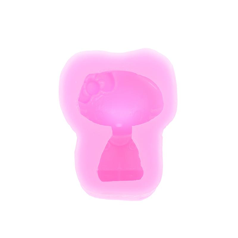 Kreslená Zábavná Kočka Silikonová Forma Roztomilá Fondánová Dortová Dekorativní Čokoládová Forma DIY Aromaterapeutická Sádrová Forma na Svíčky