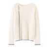 Women's Korean Style Cashmere Single-Button Pullover - Autumn/Winter Fashionable Knit Base Layer Sweater