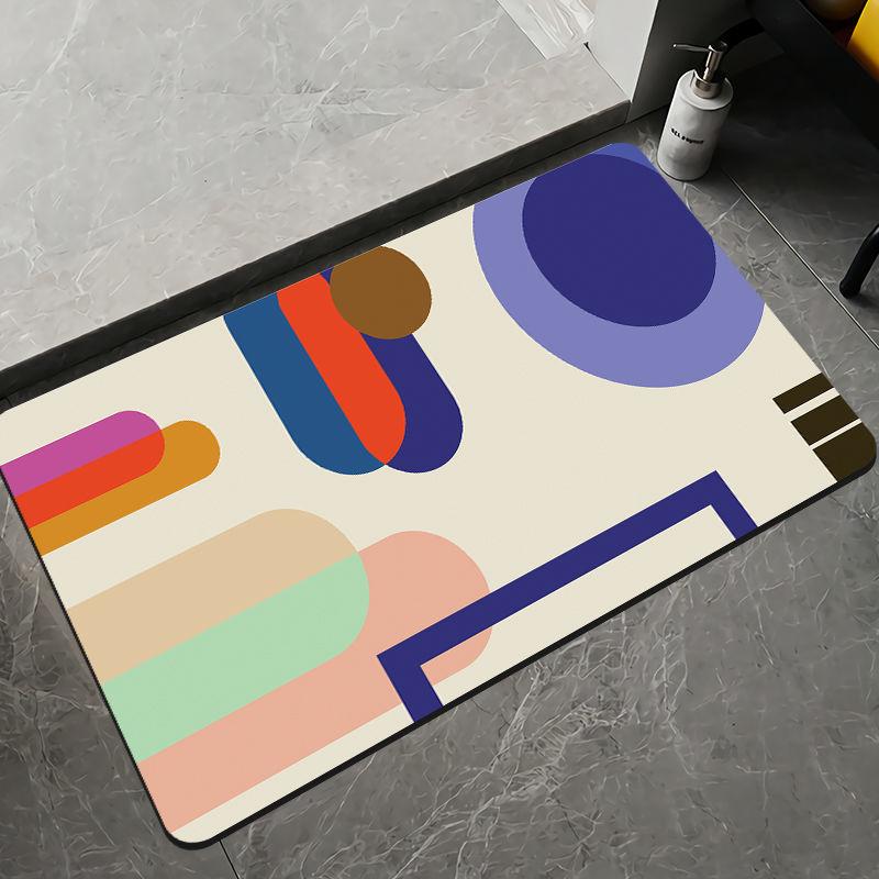 Diatom Mud Toilet Absorbent Anti Slip Pad, Bathroom Floor Mat, Waterproof Kitchen Floor Mat At the Bathroom Entrance